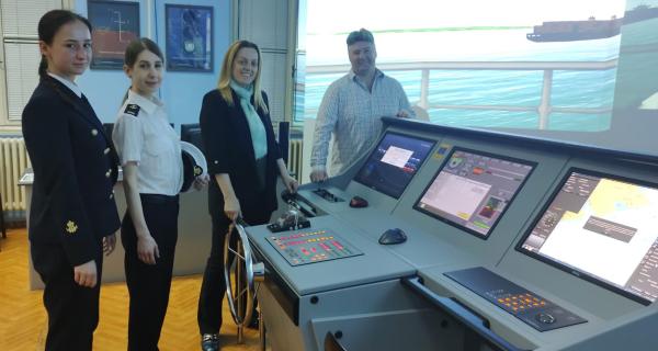 Wizyta studentek Wydziału Nawigacyjnego UMG w University of Montenegro w Kotorze